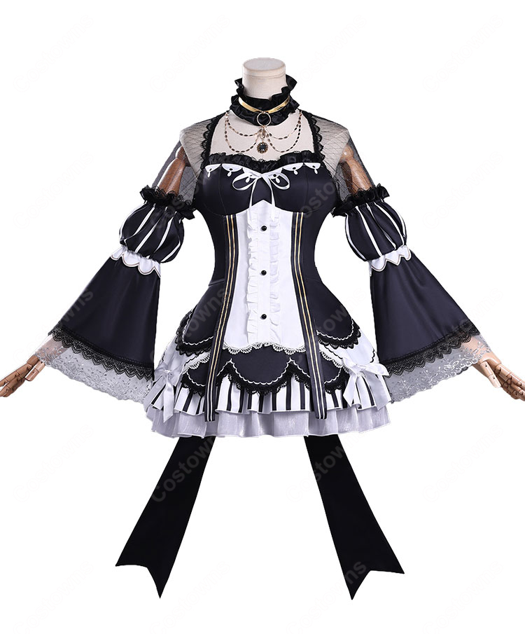 魔法少女ノ魔女裁判 佐伯ミリア コスプレ衣装 ワンピース・ヘッドドレス付き COSTOWNS-2
