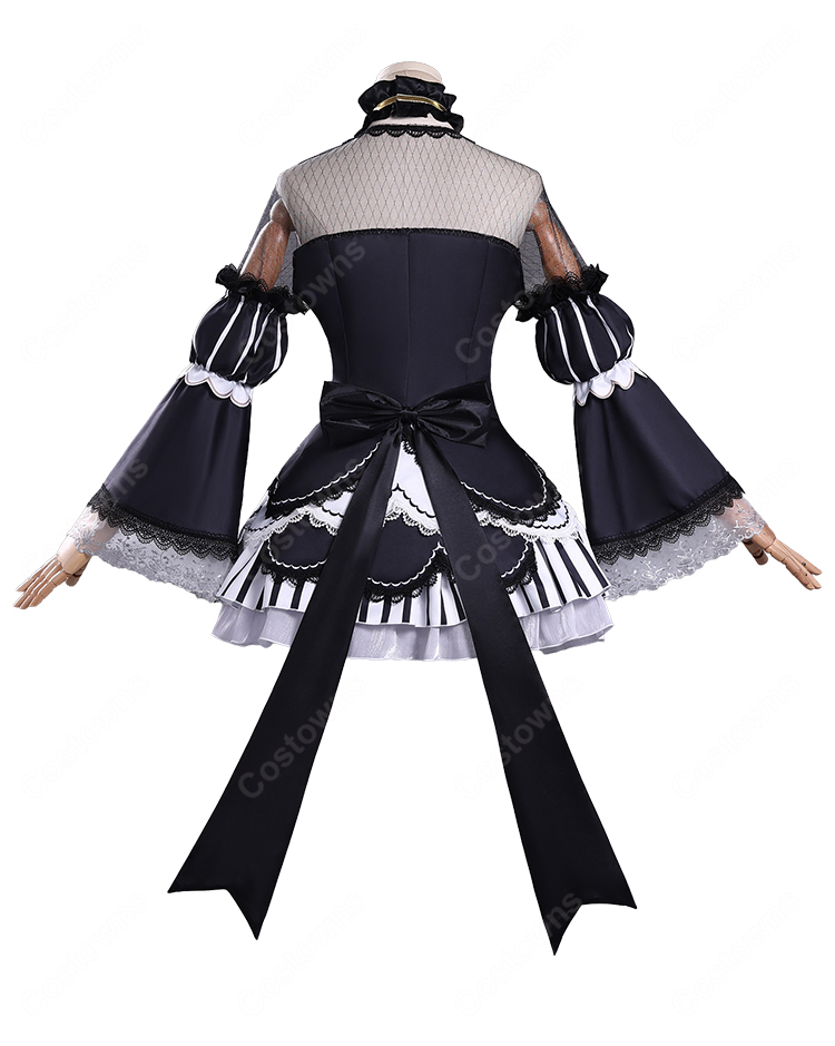 魔法少女ノ魔女裁判 佐伯ミリア コスプレ衣装 ワンピース・ヘッドドレス付き COSTOWNS-4