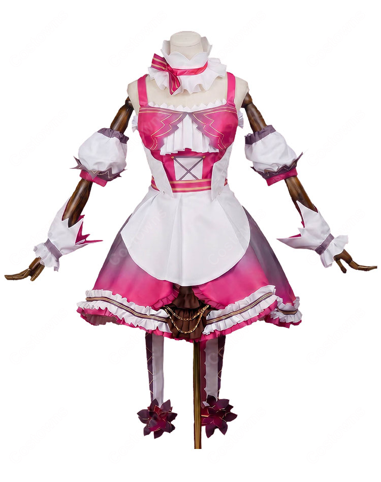 hololive 小鳥遊キアラ Drawn to Dawn衣装 コスプレ衣装 ピンクステージ衣装 S~XXL対応-4