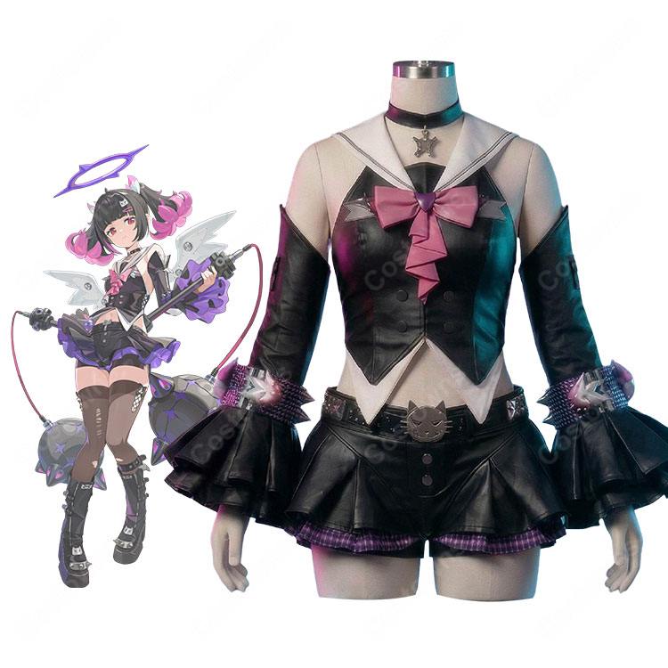 ゼンレスゾーンゼロ 南宮羽 ラプソディ・ミューズ コスプレ衣装 小悪魔アイドル風セット S~XXL-1