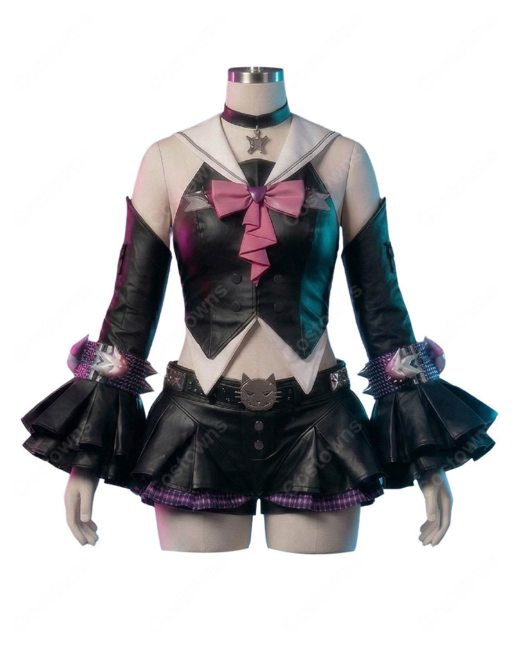 ゼンレスゾーンゼロ 南宮羽 ラプソディ・ミューズ コスプレ衣装 小悪魔アイドル風セット S~XXL-2