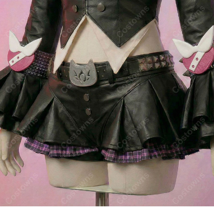 ゼンレスゾーンゼロ 南宮羽 ラプソディ・ミューズ コスプレ衣装 小悪魔アイドル風セット S~XXL-6