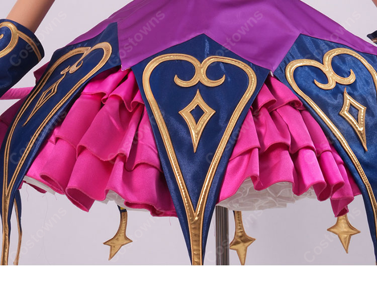 プリパラ 黒須あろま ホリックトリッククラシックサイリウムコーデ コスプレ衣装 悪魔風ステージ衣装-7