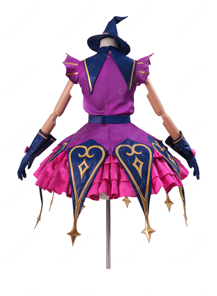 プリパラ 黒須あろま ホリックトリッククラシックサイリウムコーデ コスプレ衣装 悪魔風ステージ衣装-4
