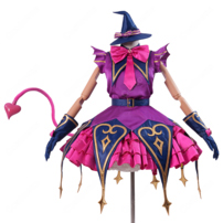 プリパラ 黒須あろま ホリックトリッククラシックサイリウムコーデ コスプレ衣装 悪魔風ステージ衣装(202×202)