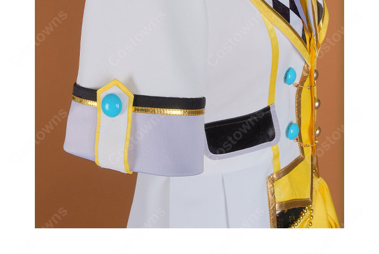 プロジェクトセカイ 鏡音レン ステージの王子様 特訓前 コスプレ衣装 希望のメッセンジャー衣装セット 撮影向け-7