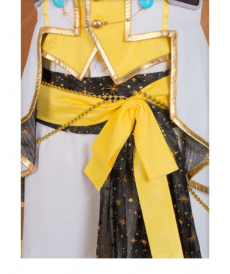 プロジェクトセカイ 鏡音レン ステージの王子様 特訓前 コスプレ衣装 希望のメッセンジャー衣装セット 撮影向け-6