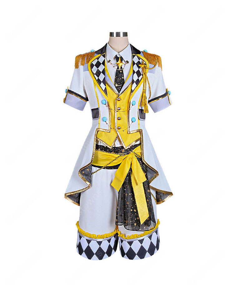 プロジェクトセカイ 鏡音レン ステージの王子様 特訓前 コスプレ衣装 希望のメッセンジャー衣装セット 撮影向け-2