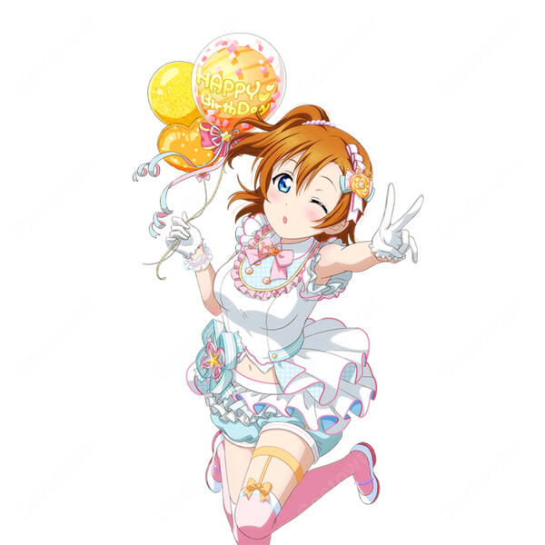 ラブライブ！スクフェス 高坂穂乃果 パーティのはじまり コスプレ衣装 バースデーサプライズUR風 オーダメイド可元の画像