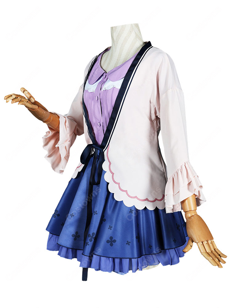 オトメ＊ドメイン 飛鳥湊 私服Ver. コスプレ衣装 ピンクカーディガン-3