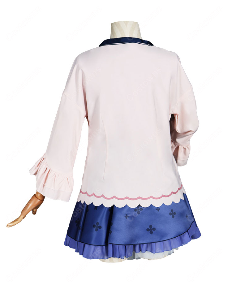 オトメ＊ドメイン 飛鳥湊 私服Ver. コスプレ衣装 ピンクカーディガン-4