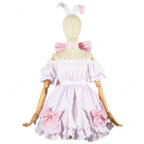 学園アイドルマスター 花海咲季 Lady Rabbit コスプレ衣装 うさ耳付きピンクワンピース