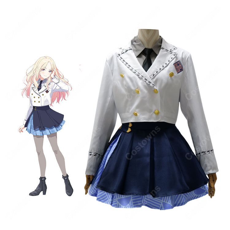 学園アイドルマスター 十王星南 初星学園制服 コスプレ衣装 デフォルト衣装-1