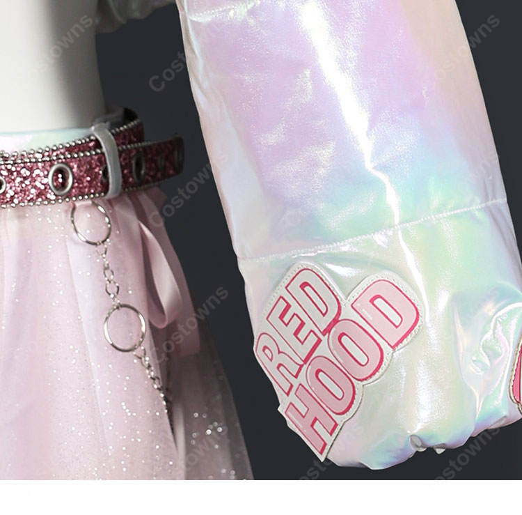 勝利の女神:NIKKE ラピ:レッドフード シャインライト コスプレ衣装 アイドル風チュールスカート付き-7