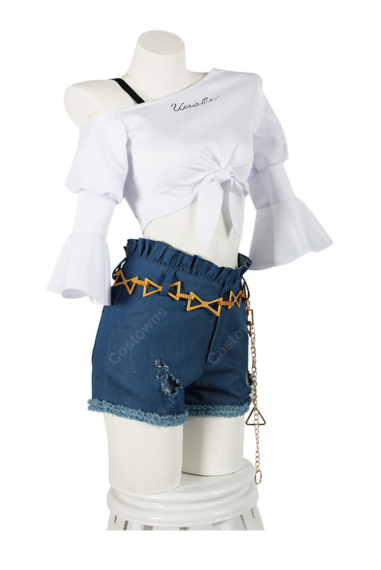 ウマ娘 プリティーダービー トーセンジョーダン 私服Ver. コスプレ衣装 ウマ耳・腰チェーン付き-3