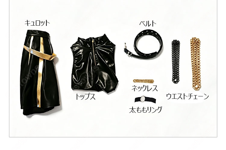 ウマ娘 プリティーダービー ドリームジャーニー GOLD WEEK コスプレ衣装 キュロット・小物付き-6