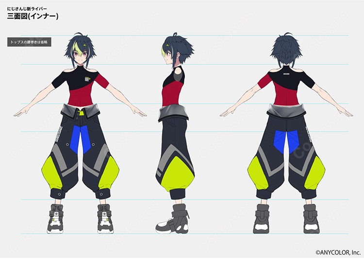 にじさんじ 伊波ライ 通常衣装 コスプレ衣装-3