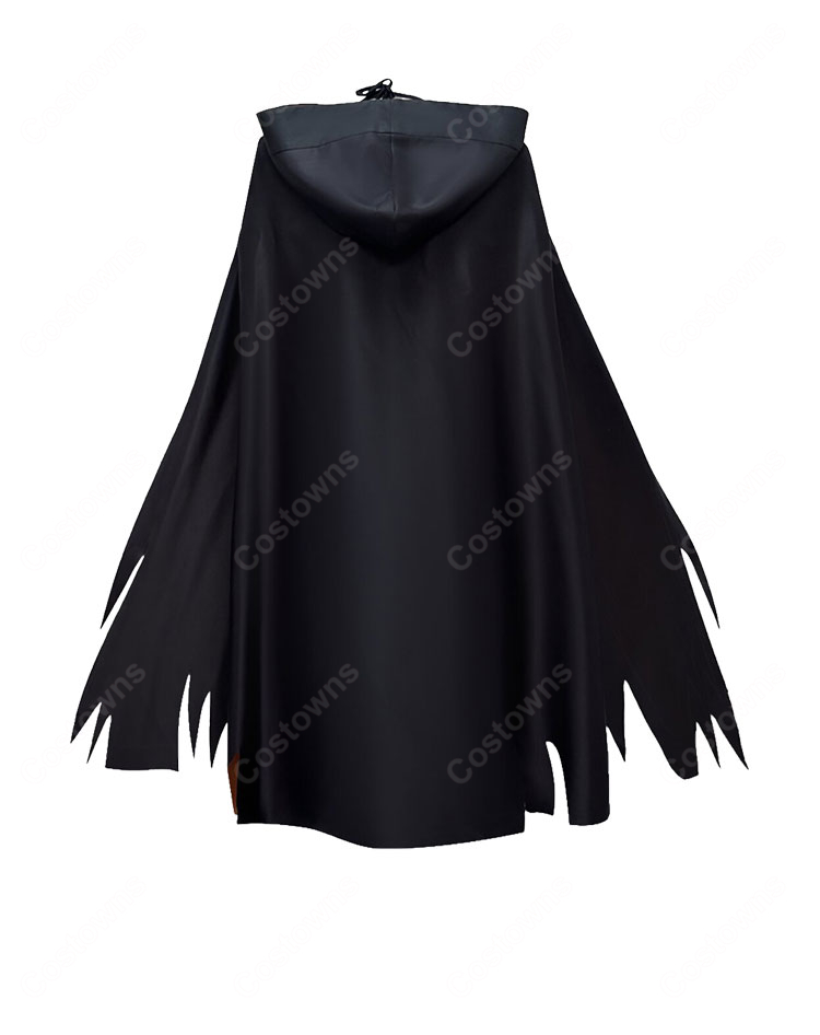 Re:ゼロから始める異世界生活 4th season シャウラ コスプレ衣装 黒×オレンジマント・カチューシャ付き-4