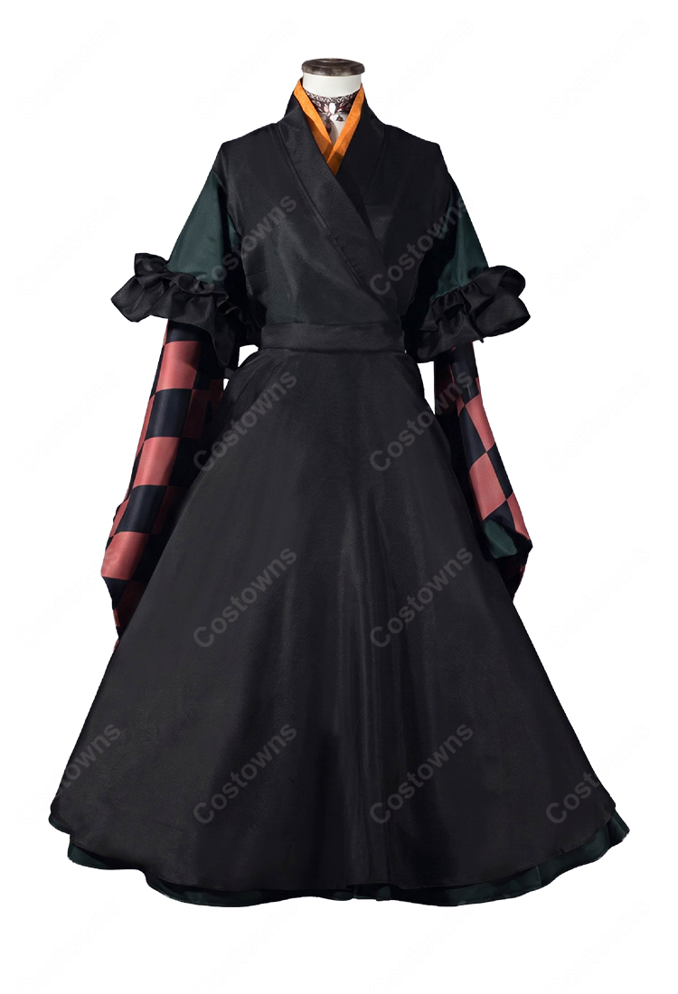 hololive ホロライブ 儒烏風亭らでん メイド服 コスプレ衣装-5