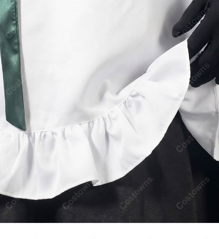 hololive ホロライブ 儒烏風亭らでん メイド服 コスプレ衣装-8