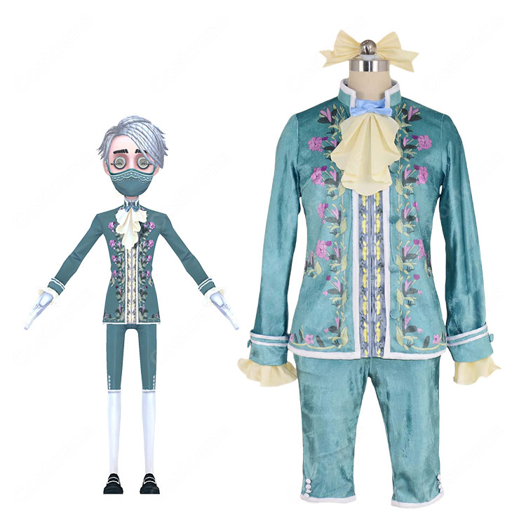 IdentityV 第五人格 納棺師 イソップ・カール 琴師Ver. コスプレ衣装 蝶ネクタイ・手袋付きセット-1