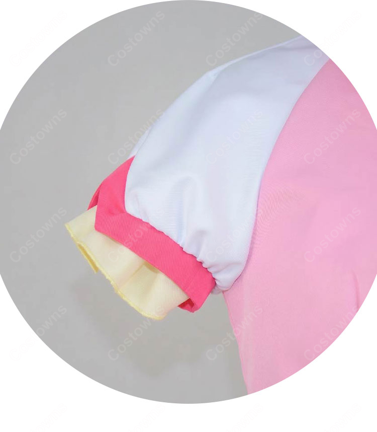 Yes!プリキュア5GoGo! 夢原のぞみ(キュアドリーム)変身後Ver. コスプレ衣装 胸飾り・髪飾り付き7点セット イベント撮影向け-6
