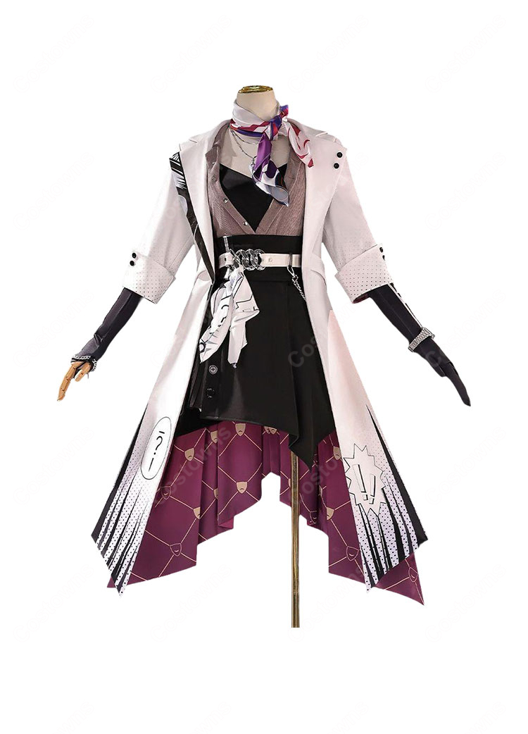 崩壊:スターレイル 虚照(ステラ)コスプレ衣装 通常衣装Ver. ロングコート・帽子・メガネ付き イベント撮影向け-2