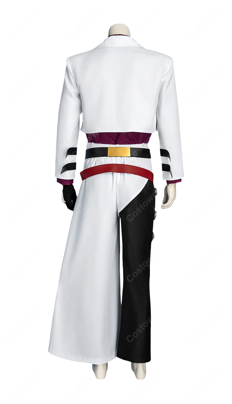 GUILTY GEAR -STRIVE- ヴェノム コスプレ衣装 ファントムVer. ジャケット・頭巾・片脚用ワイドパンツ付き-4