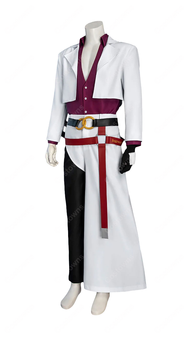 GUILTY GEAR -STRIVE- ヴェノム コスプレ衣装 ファントムVer. ジャケット・頭巾・片脚用ワイドパンツ付き-3