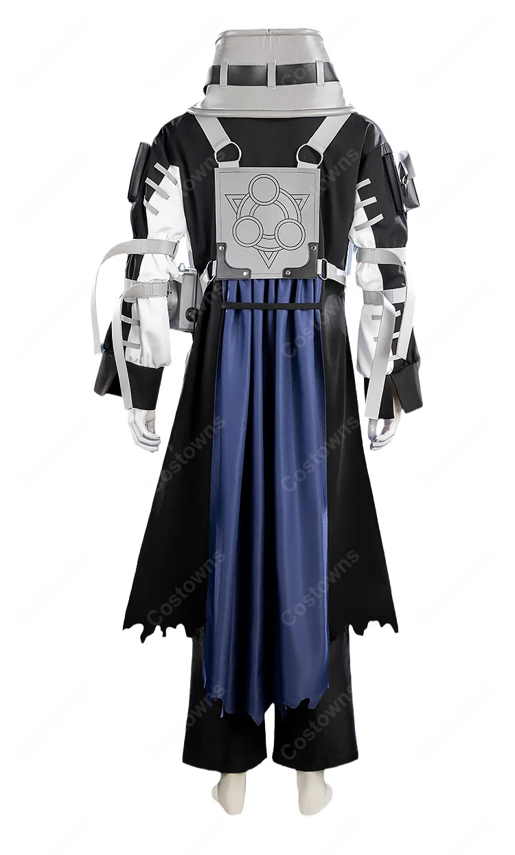 ガチアクタ ゾディル・テュフォン コスプレ衣装 通常衣装Ver. ロングコート・腰布・付け襟・ポーチ付き-4