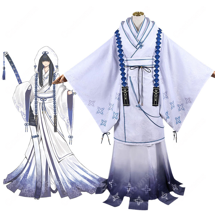 Limbus Company 塩見ヨル コスプレ衣装 第9章「断ち切れない」小指の親方Ver. フェイスベール・羽織セット-1