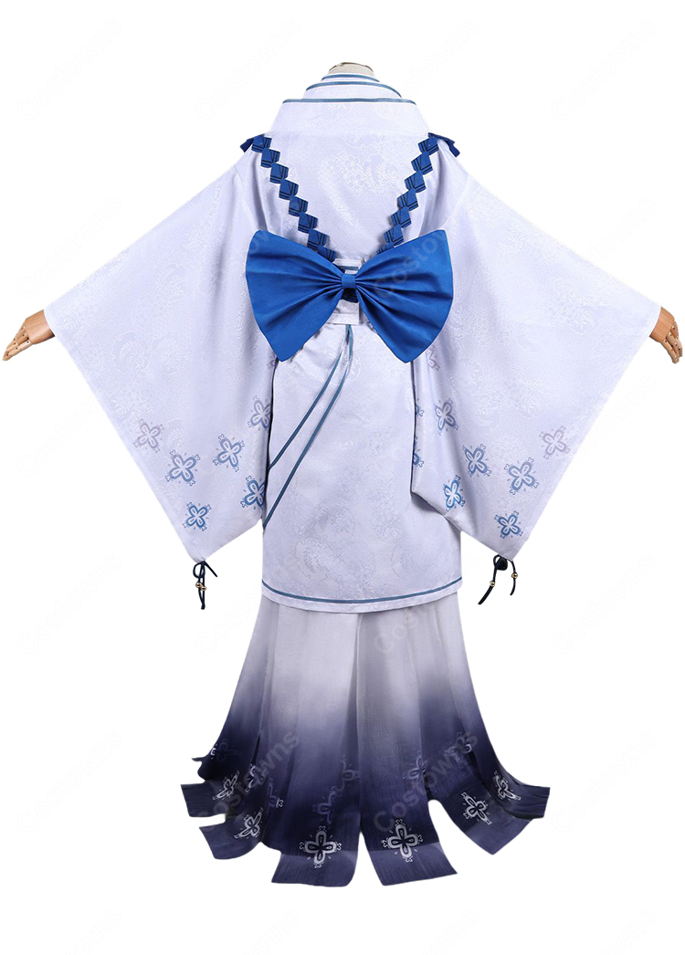 Limbus Company 塩見ヨル コスプレ衣装 第9章「断ち切れない」小指の親方Ver. フェイスベール・羽織セット-4
