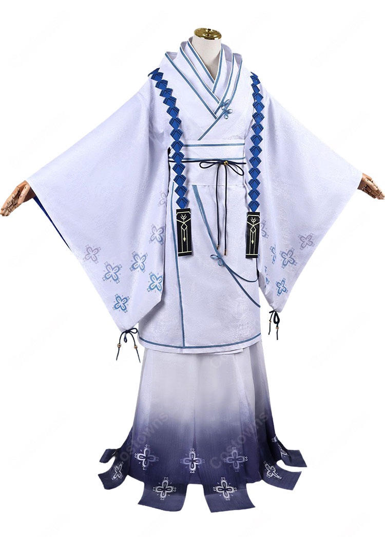 Limbus Company 塩見ヨル コスプレ衣装 第9章「断ち切れない」小指の親方Ver. フェイスベール・羽織セット-3