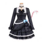 バーチャルYouTuber 結城さくな 第397代魔界至高天†サクモデウス・ビヨンド・ルシフェル† コスプレ衣装 ゴシックドレスセット