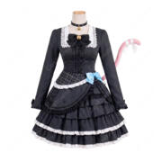 バーチャルYouTuber 結城さくな 第397代魔界至高天†サクモデウス・ビヨンド・ルシフェル† コスプレ衣装 ゴシックドレスセット