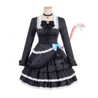 バーチャルYouTuber 結城さくな 第397代魔界至高天†サクモデウス・ビヨンド・ルシフェル† コスプレ衣装 ゴシックドレスセット(その他 コスプレ衣装)