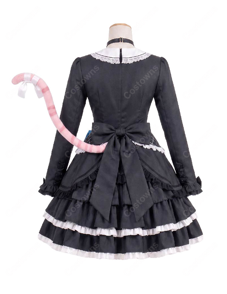 バーチャルYouTuber 結城さくな 第397代魔界至高天†サクモデウス・ビヨンド・ルシフェル† コスプレ衣装 ゴシックドレスセット-3