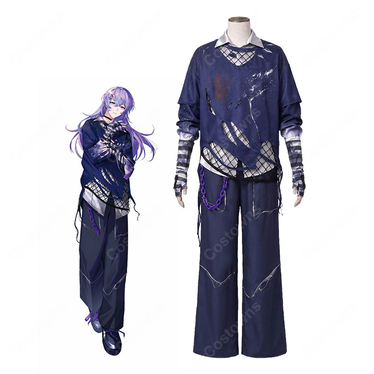 にじさんじ Dytica×iCouleur 星導ショウ コスプレ衣装 撮り下ろしビジュアルVer. トップス・パンツ・小物セット-1