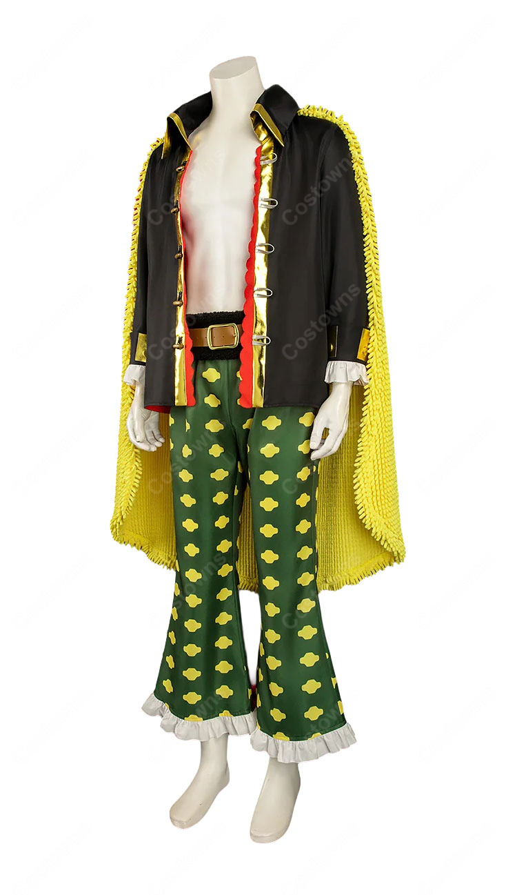 ONE PIECE 海賊無双4 マーシャル・D・ティーチ コスプレ衣装 ゲーム内衣装Ver. マント・帽子付き-3