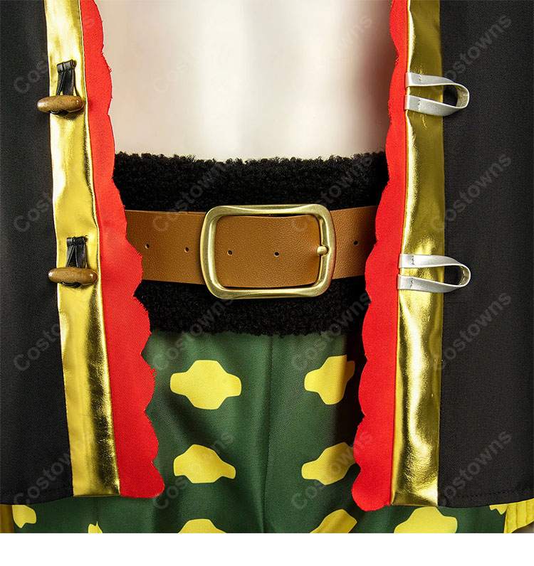 ONE PIECE 海賊無双4 マーシャル・D・ティーチ コスプレ衣装 ゲーム内衣装Ver. マント・帽子付き-9