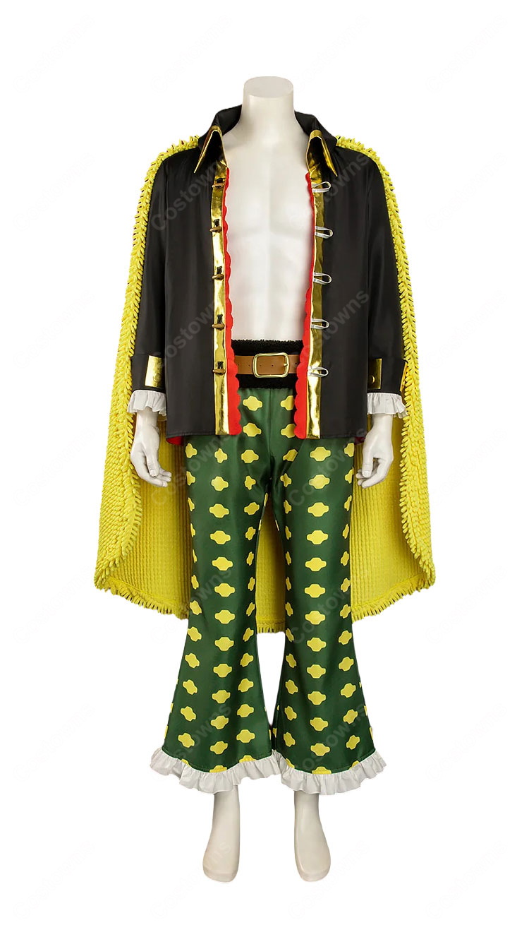 ONE PIECE 海賊無双4 マーシャル・D・ティーチ コスプレ衣装 ゲーム内衣装Ver. マント・帽子付き-2