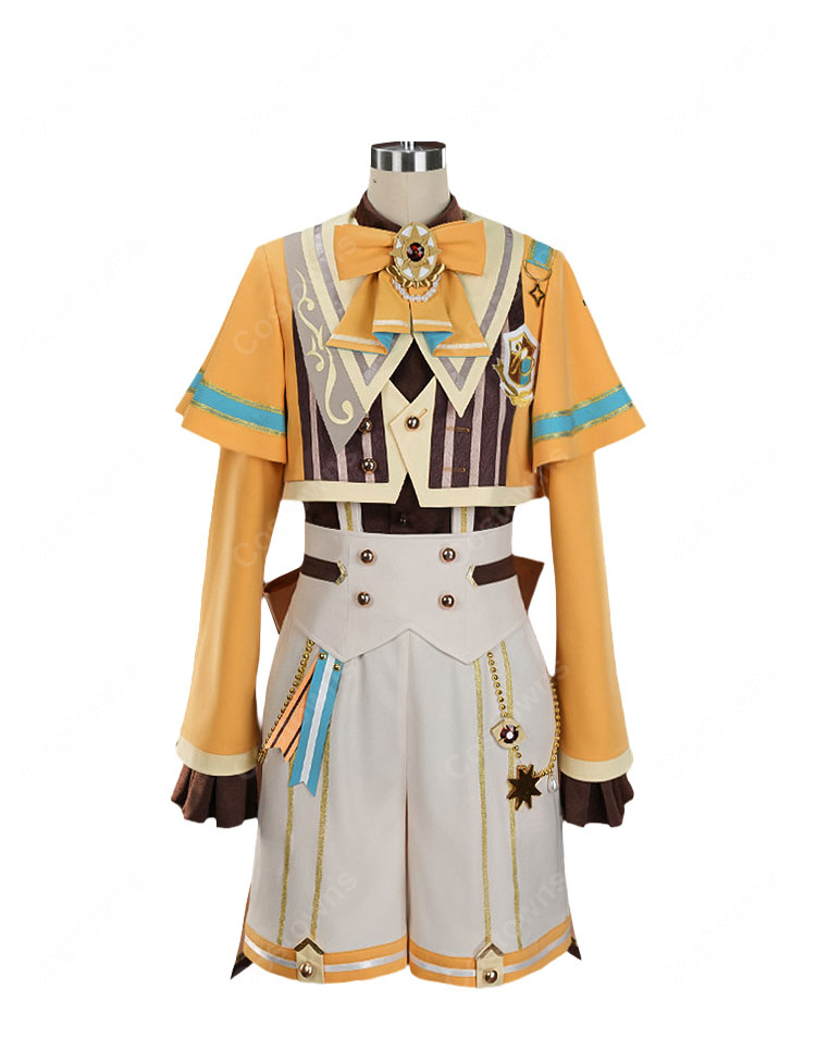 あんさんぶるスターズ!! MM Ra*bits衣装 コスプレ衣装 紫之 創・仁兎 なずな・天満 光・真白 友也 帽子付き-2