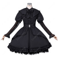 Identity V 第五人格 庭師 エマ・ウッズ コスプレ衣装 モノクロのワルツ Infinity colors ver.(IdentityV 第五人格 コスプレ衣装)