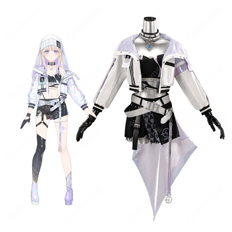 hololive(ホロライブ) 轟はじめ ブラックオーロラ衣装 コスプレ衣装-1