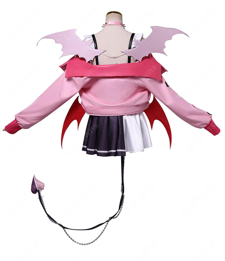 VShojo Ironmouse(アイアンマウス)Season 3 コスプレ衣装 翼・尻尾付きフルセット-4