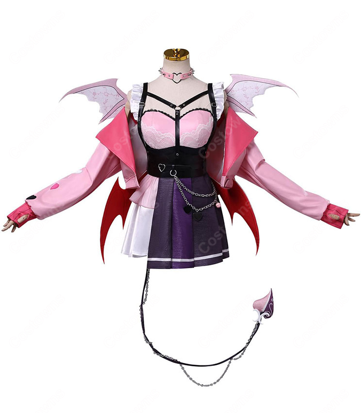 VShojo Ironmouse(アイアンマウス)Season 3 コスプレ衣装 翼・尻尾付きフルセット-2