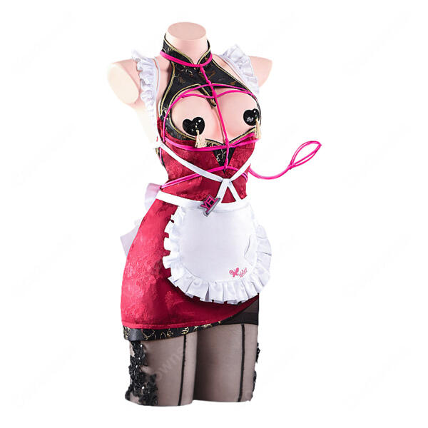 勝利の女神：NIKKE ベルベット FATAL MAID コスプレ衣装 メイド服 エプロン・髪飾り・小物付き元の画像
