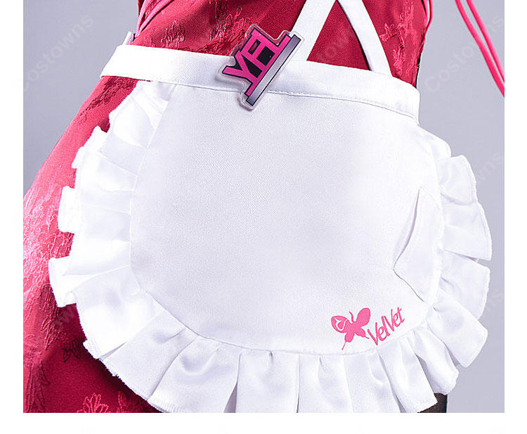 勝利の女神：NIKKE ベルベット FATAL MAID コスプレ衣装 メイド服 エプロン・髪飾り・小物付き-6