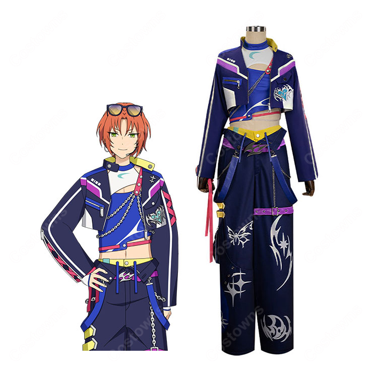 あんさんぶるスターズ!! 月永レオ MM Knights衣装 コスプレ衣装 ジャケット・パンツ・チェーン付き-1