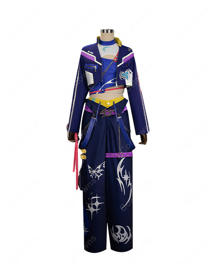 あんさんぶるスターズ!! 月永レオ MM Knights衣装 コスプレ衣装 ジャケット・パンツ・チェーン付き-2